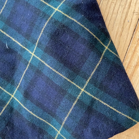 Ralph Lauren Sport Plaid Wool Skirt